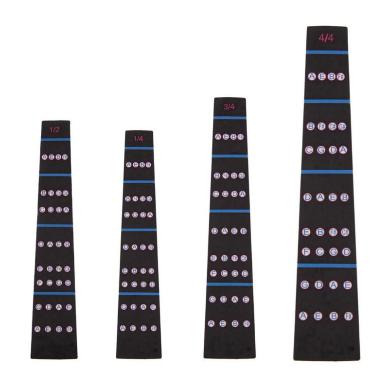 1 Pcs Violin 4/4 3/4 1/2 1/4 Practice Fiddle Finger Guide Sticker Fingerboard Fretboard Indicator Position Marker