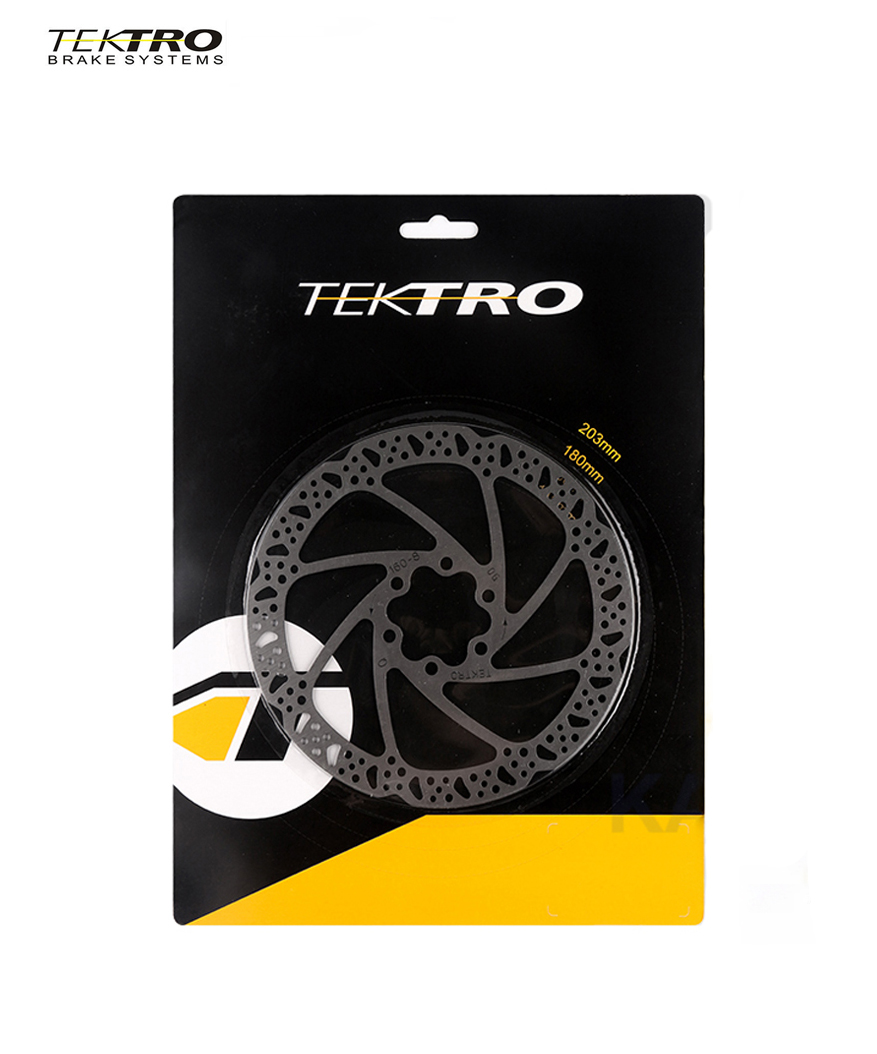 TEKTRO – disque de frein hydraulique pour vélo de route et vtt pliable, 160/180/203mm: 1pcsTR-160-8