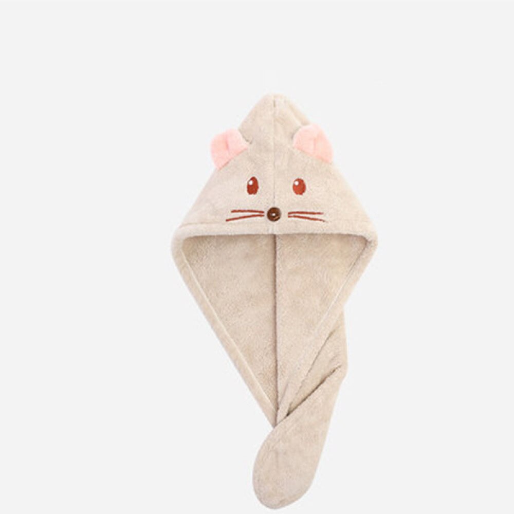 Ręcznik kąpielowy z mikrofibry włosy szybkoschnące suszenie dama bawełna kąpiel ręcznik dla dorosłych dziecko Super absorpcja turban turban robić suszenia włosów: szary / 25X68  For dorosły