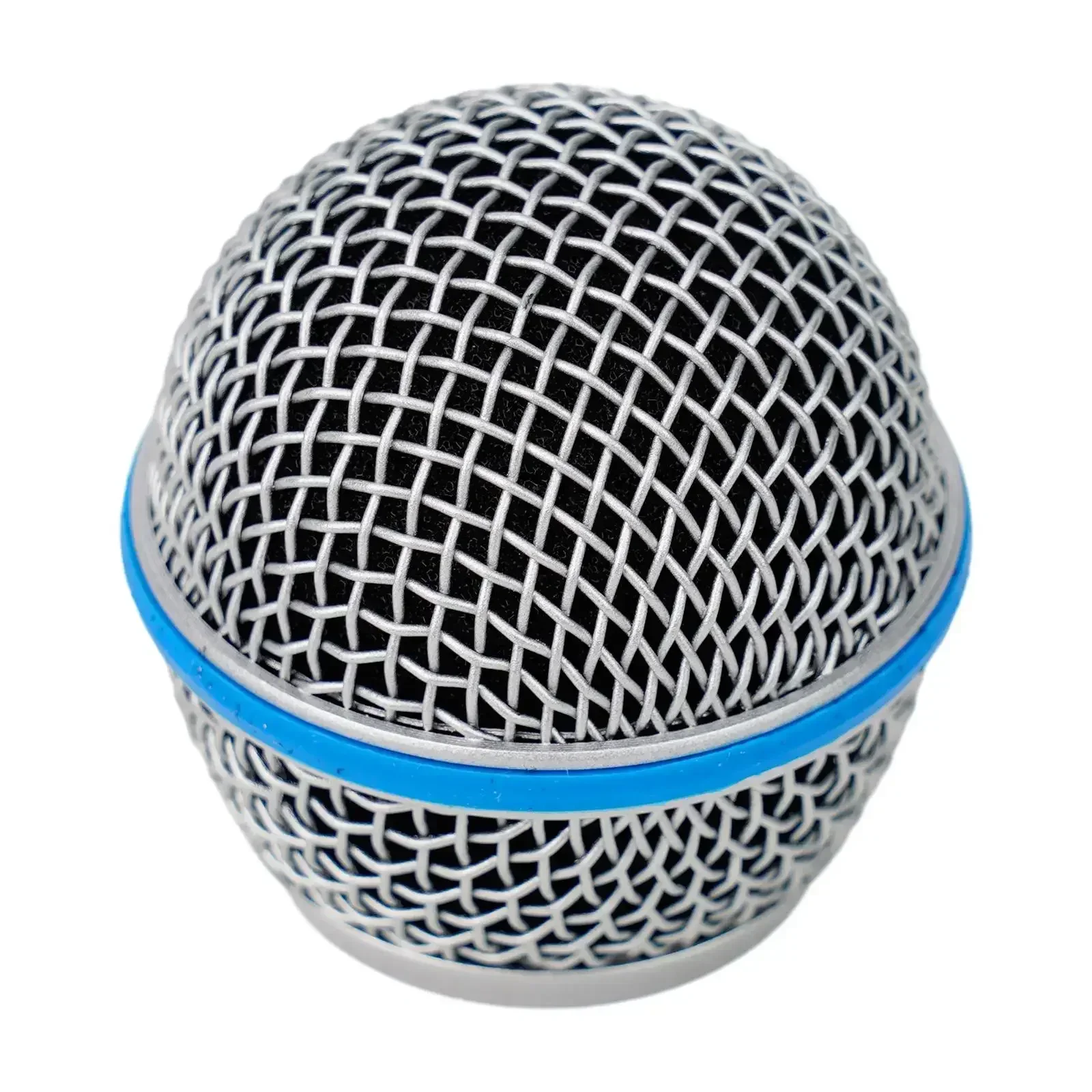 Rejilla de micrófono de Metal que reemplaza la cabezal de micrófono protector desmontable para Shure Beta 58A, cabezales de repuesto, piezas de bricolaje: Verde