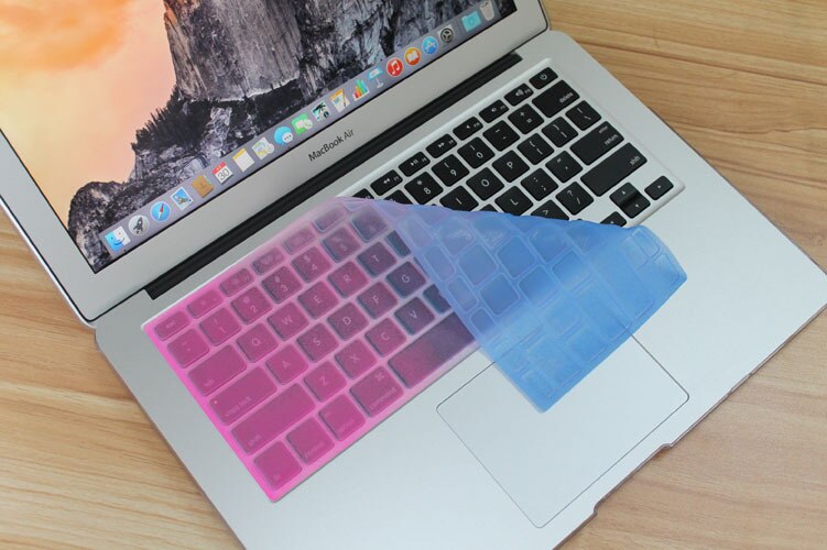 17 Colors US Keyboard Cover Silicone Skin Gel Case for Macbook Air 13" 15" 17"/Macbook Air Pro Protector