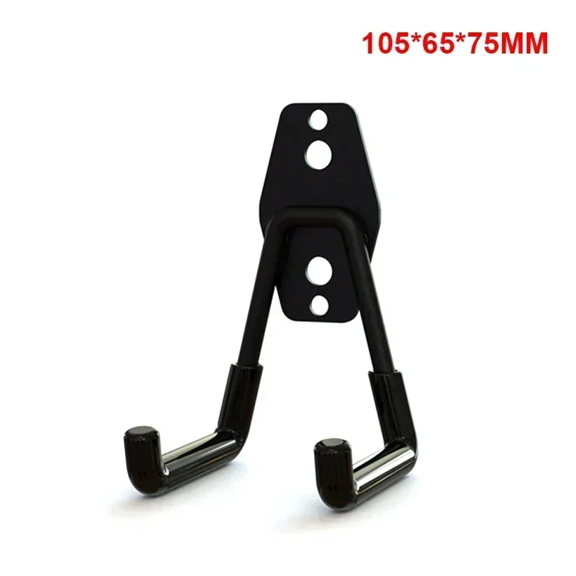 Ganchos para colgar bicicletas, gancho de Metal resistente, organizador de garaje, montaje en pared, gancho de almacenamiento antideslizante, escaleras, herramienta de jardín: Gris oscuro