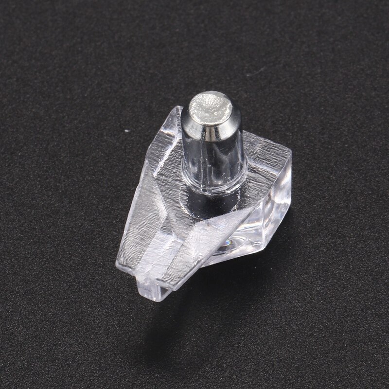 Suporte forte 20 pces dos parafusos da prateleira do apoio da prateleira do pino de 5mm, transparente