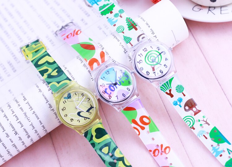 WILLIS Stijlen Mode Meisjes Horloges Silicone Horloge Gemengde Kleuren Lover's Horloges Vrouwen Sport Plastic Klok Kids Horloge