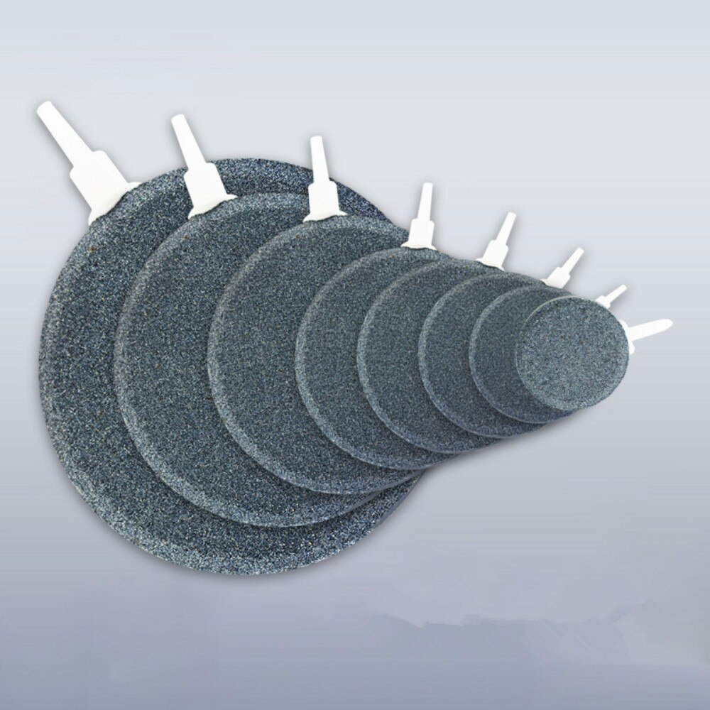 5/6/7/8cm Aquarium Air Stone Oxygen Bubbles Fish Tank Pump Hydroponic Oxygen Plate Round Stone Mini Acuario Accesories