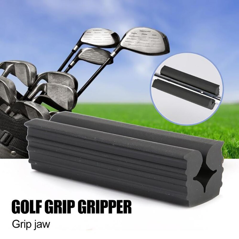 Black Rubber Golf Club Grip Vice Clamps Grips Replacement Gear Tool Goft Accessories