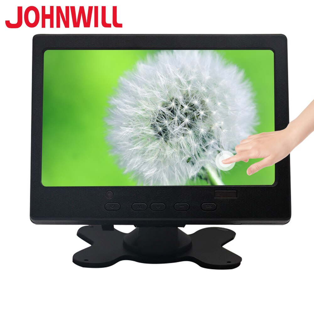 7 inch Portable Touch Screen Monitor 1024x600 Resolution HD Display TFT LCD CCTV Computer Monitor VGA HDMI AV Input