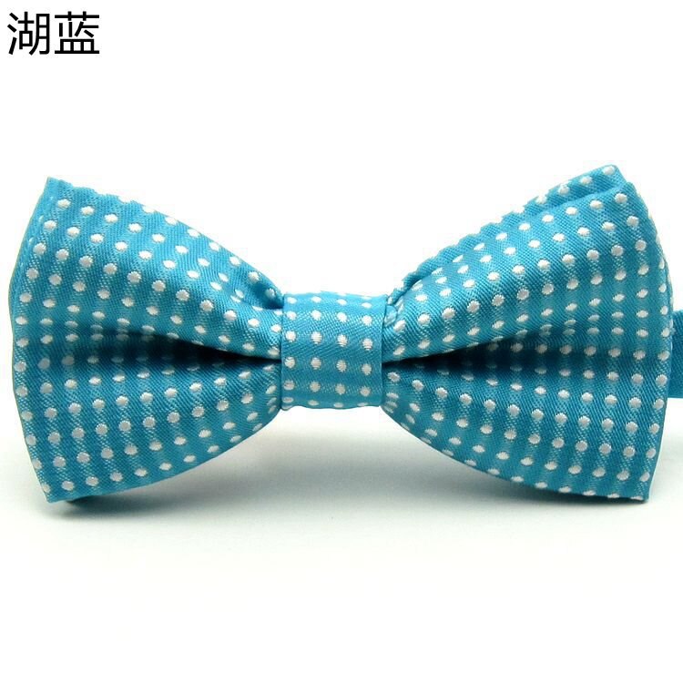 Children Formal Polyester Jacquard Bow Tie Kids Classic Dot Bowties Colorful Butterfly Wedding Party Bowtie Tuxedo Ties: 10