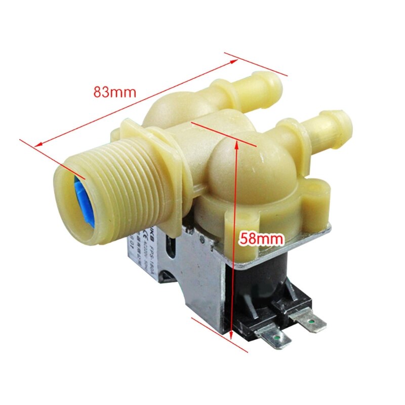 Universal Washing Machine Water Double Inlet Valve Home Electric Appliance Part
