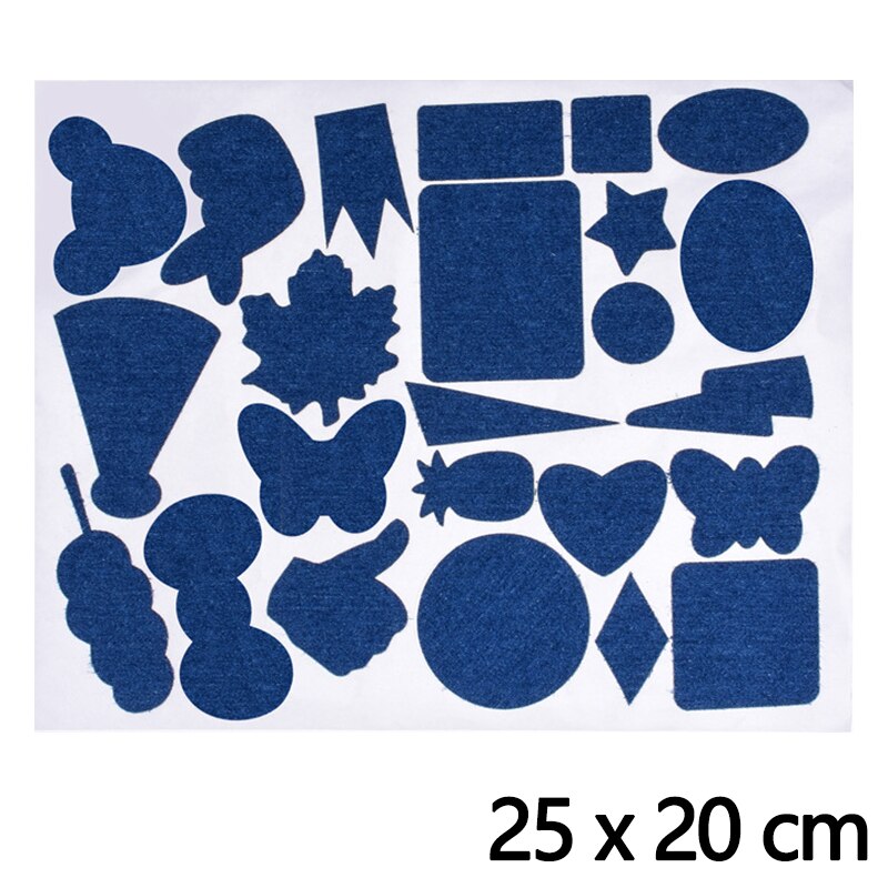 Toppe in tessuto denim autoadesivo senza taglio per abbigliamento jeans riparazione abbigliamento cucito toppa in denim pantaloni adesivi tessuti fai-da-te distintivo: niuzai-4