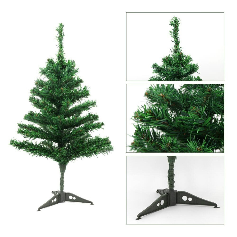 Árbol de Navidad de PVC cifrado, 1,5 m, 1,8 m, árbol de Navidad grande, punto al por mayor, árbol de Navidad de PVC Artificial de fábrica: 90CM 80 head