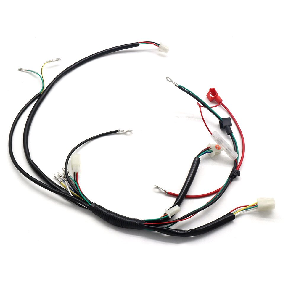 electrical starting wire loom wiring harness wireloom for 50cc 70cc 110cc 125cc atv quad bike buggy go kart