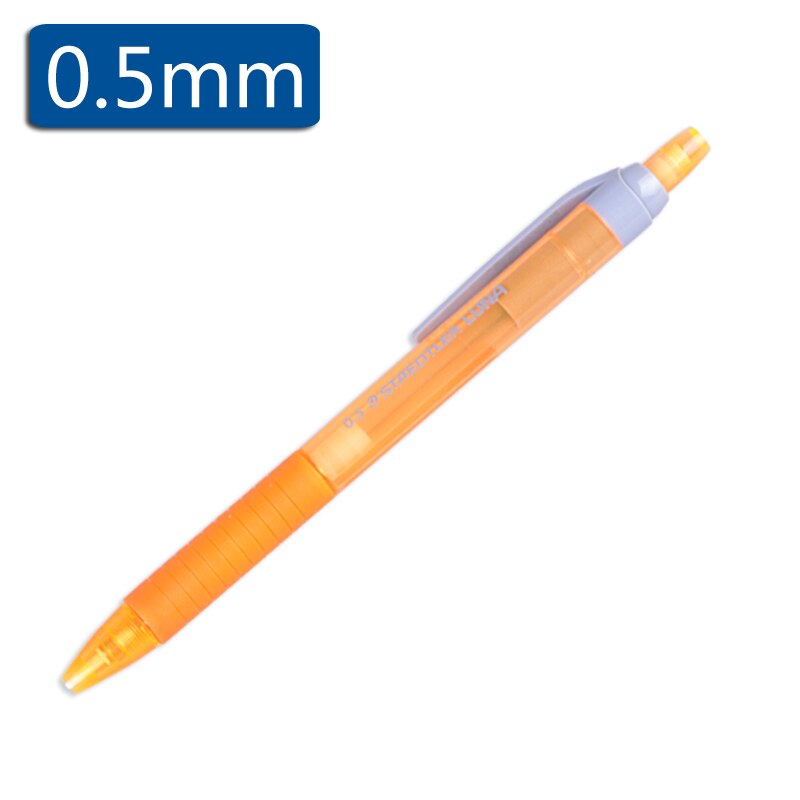 1 stk staedtler 7611 elev tegning auto blyant elev farve aktivitet blyant 0.5 | 0.7 automatiske blyant kontor & amp; skoleartikler: 0.5mm orange