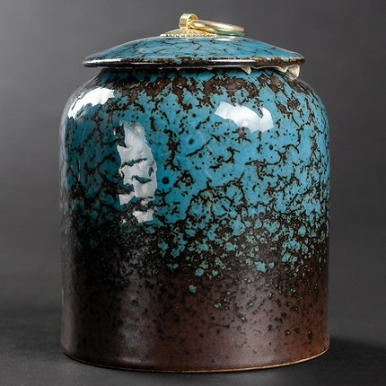 Large Tea Box Ceramic Crafts Tea Tanks Can Canister Collection Storage Container Tea Caddy Teaware Accessories Home Decor: 11