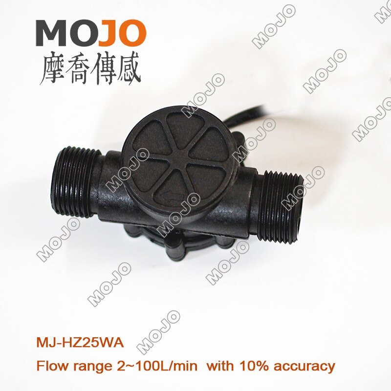 Flow Meter MJ-HZ25WA 10%Accuracy G1''inch hall water flow sensor