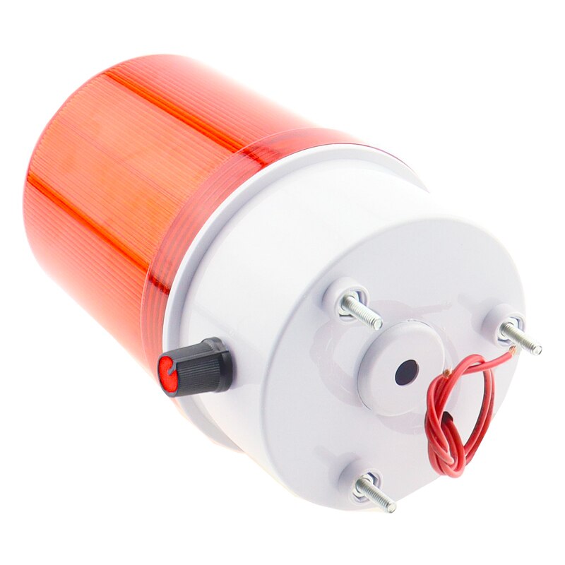 Led-90j knob audible and visual alarm sound adjustable 0 to 100 dB LED Indicator light small Flashing Light Warning light