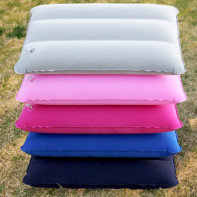 Portable ultra-léger carré Air gonflable voyage en plein Air oreiller doux avion oreiller voyage oreiller famille Couples meubles