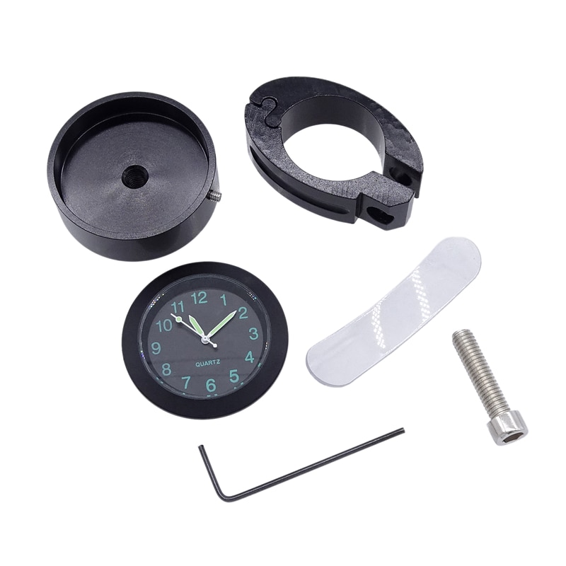 8 ''-10 ''métal étanche Moto guidon horloge boucle Table vélo guidon Quartz montre Moto véhicule électrique modifié