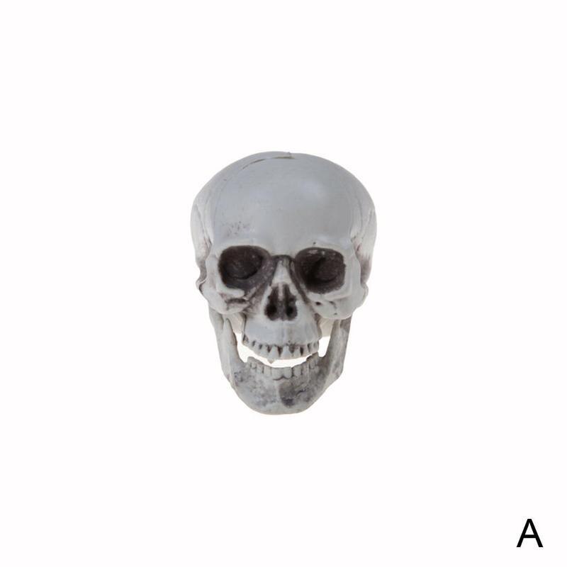 Statues Sculptures Halloween Decorations Artificial Plastic Bone Party Horror Skull Head Ornament Model Bar Skull Scary Ske L1R8: 1.5x2x2.5cm