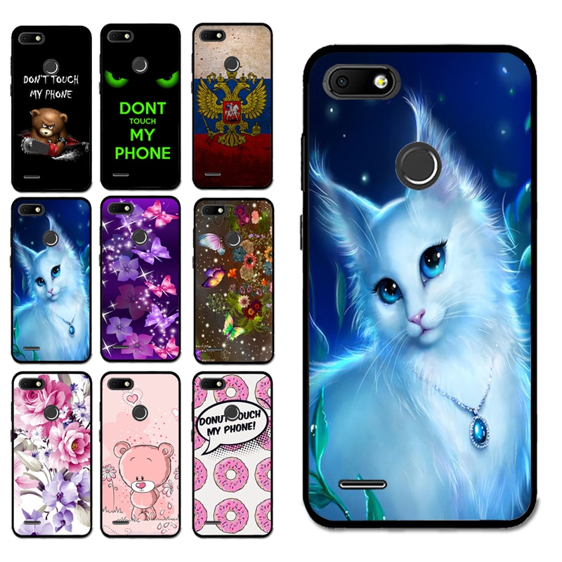 For BQ 5512 Case Pretty Cat Silicon TPU Cover for BQ 5512L STRIKE FORWARD Animal Shell Bag Housing Phone Cases