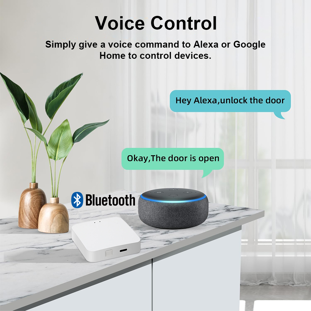 Tuya Bluetooth Gateway Hub of Bluetooth temperatuur- en vochtigheidssensor met APP Afstandsbediening Thermometer Hygrometer Sensor Home