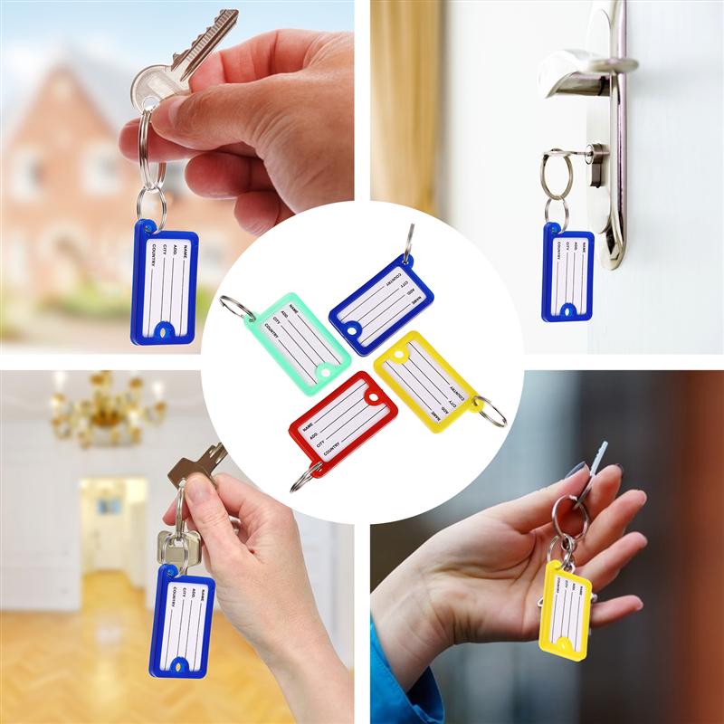 100PCS Key Tag Multi-functional Key Label Portable... – Vicedeal