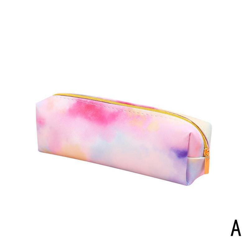 Girl Heart Dream Colorful Series Pencil Bag Stationery School Case Supplies Stationery Colorful Up Make Bag Pencil K7K4: A
