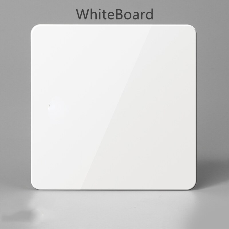 Interrupteur mural en laiton, bouton à bascule en métal vintage 220v 1/2/3/4 gangs .2 voies 10a interrupteurs pour salon levier en laiton panneau blanc: Panneau vierge