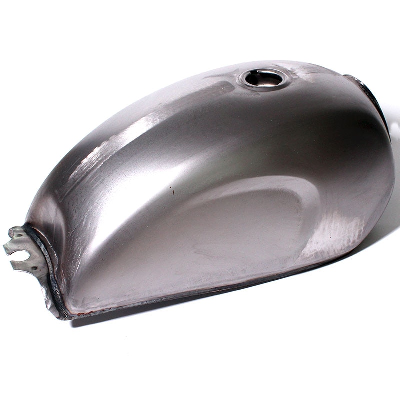 Unpainted Universal Motorcycle 9L Gas Fuel Tank Oil Box Raw Bare Metal Cafe Racer Scrambler For CFMOTO Mandrill