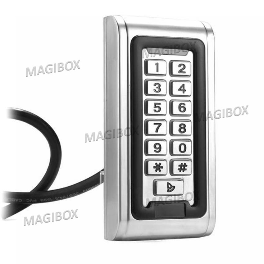 RFID Reader Door Access Control Entry Kit Password Keypad Card 125kHz Waterproof
