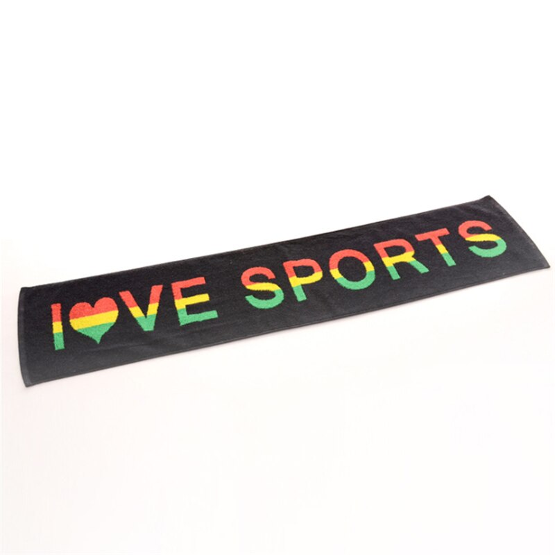 Ren bomull sport handduk gym löpsvett absorption sport handduk golf handduk överlägsen