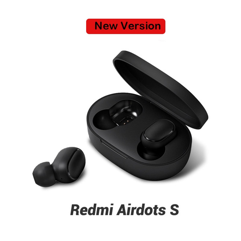 Redmi Xiaomi Airdots TWS Bluetooth Earphones Wireless 5.0 Bluetooth Earphone AI Control Gaming Headset With Mic Noise reduction: Redmi Airdots S