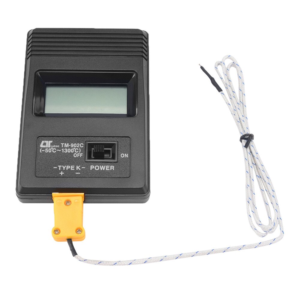 TM-902C Digital K Type Thermometer Meter Single Input LCD Temperature Detector + Thermocouple Probe Measuring Tools