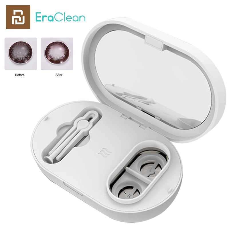 Eraclean Contact Lens Ultrasone Reiniging Doos Hoge Frequentie Trillingen Draagbare Sterilisatie Oplaadbare Cleaner