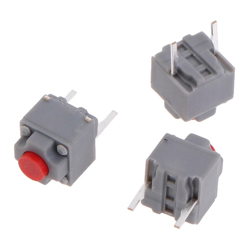 20 stk mute knap 6*6*7.3 lydløs switch trådløs kabelført muse knap mikro switch