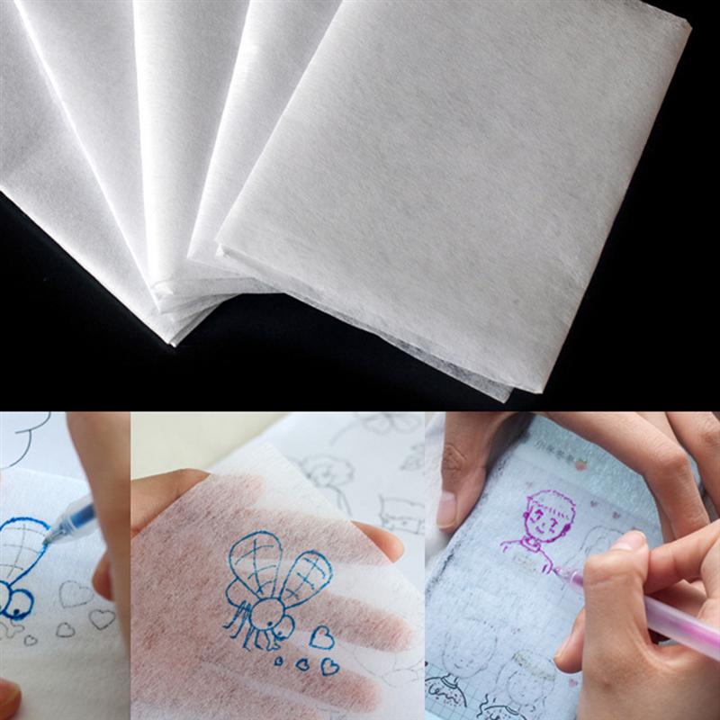 32 Sheets Manual DIY Embroidery Transfer Paper Pattern Tracing Copy Paper Cloth Rubbing Paper for DIY Embroidery Us