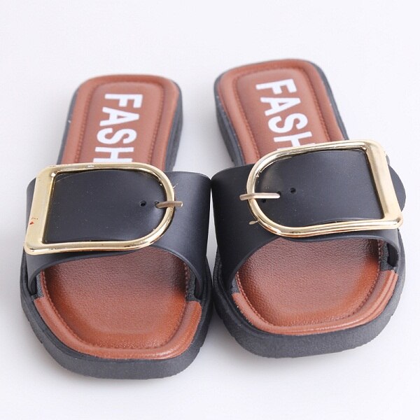 Zapatos de playa para mujer, sandalias de playa con recortes, para verano: black 8.5