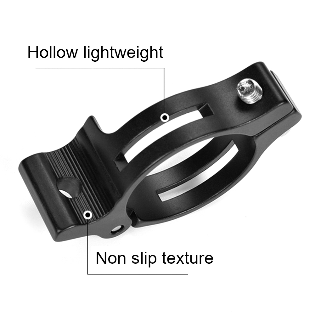 Upanbike alliage d'aluminium Vélo Tige de selle Clamp creux dégagement rapide 31,8 mm 34,9 mm Tube Clip(Rouge,34.9mm