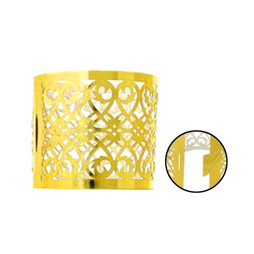 50 stk servietringe til bryllup borddekoration nederdel prinsesse prins rhinsten guld servietringe holder festartikler
