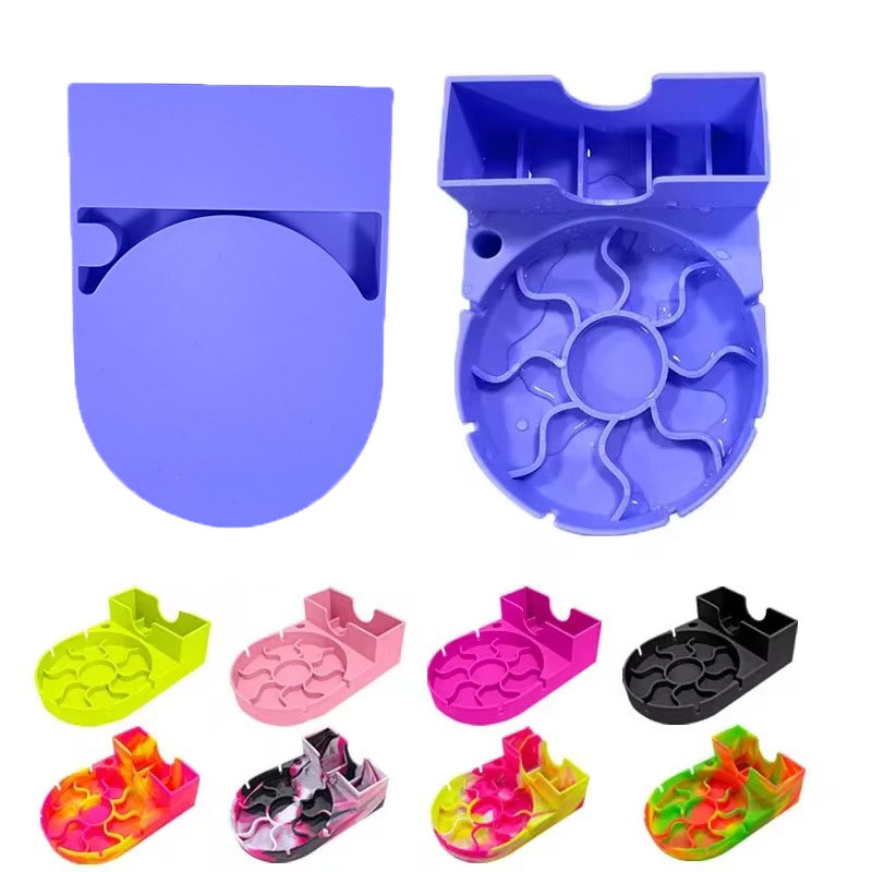 Meerkleurig Siliconen Afvoerrek voor Tumbler 40oz Cup Droogrekken Stro Beker Deksel Houder Waterfles Accessoires Droogstation
