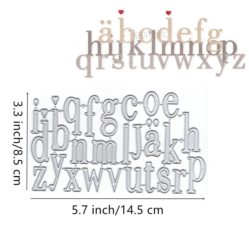 Engelske digitale metalskæremaljer til kortfremstilling, papirprægning, udskæringssæt, scrapbogsstencils ( (29 stilarter): Mørk khaki