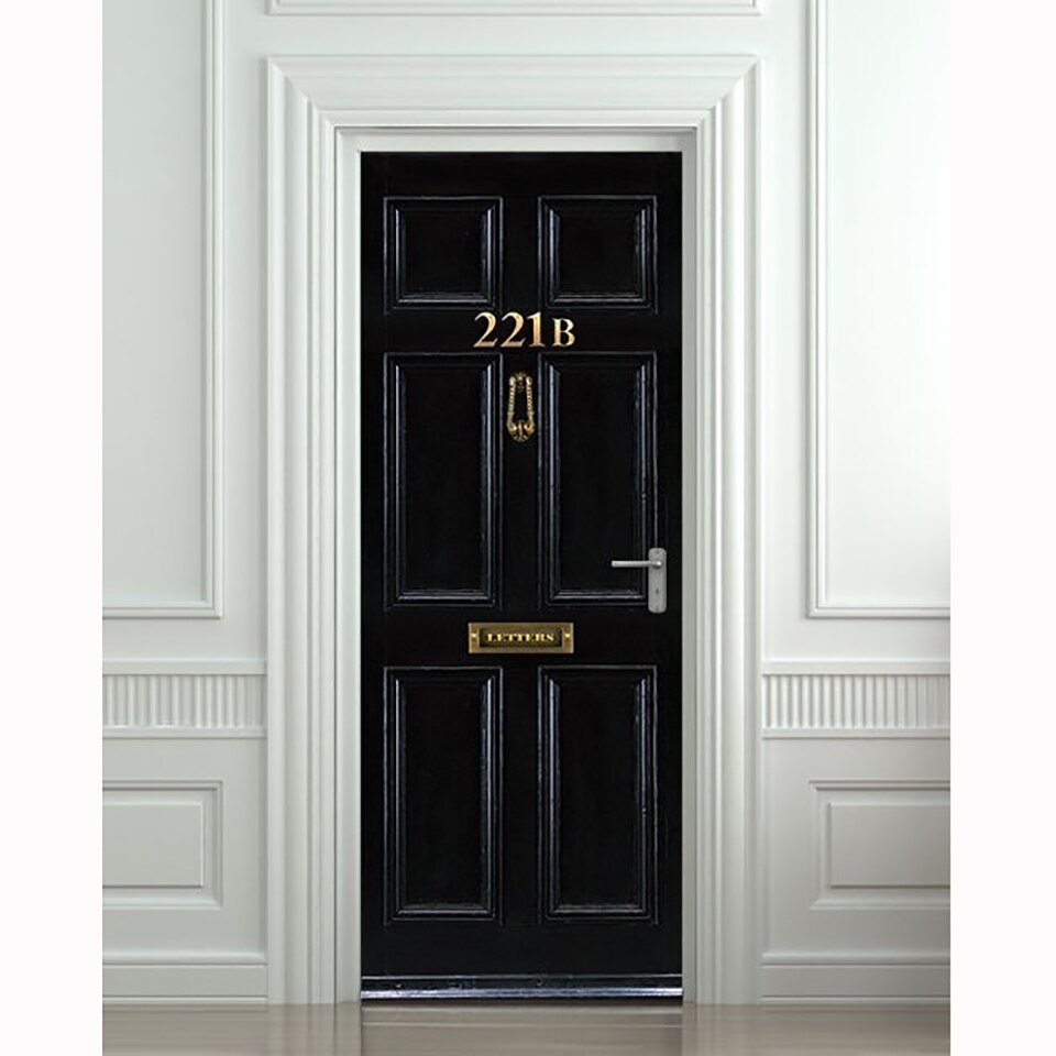 Print Art Picture 3D Door Sticker Hotel Room Number DIY Home Decor Decals Self Adhesive Waterproof Mural For Bedroom Renovation