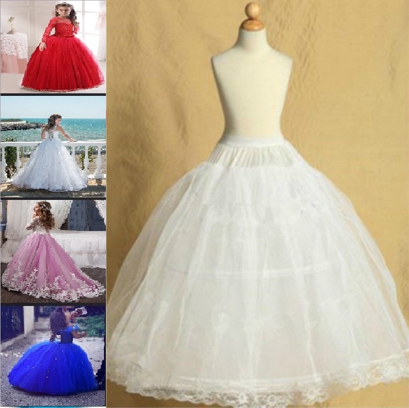 2 vanne lolita hame alushame lapsille häät kukka tytöt alushame alushame liukuu prinsessa lapselle 2-14 vuotta vestidos