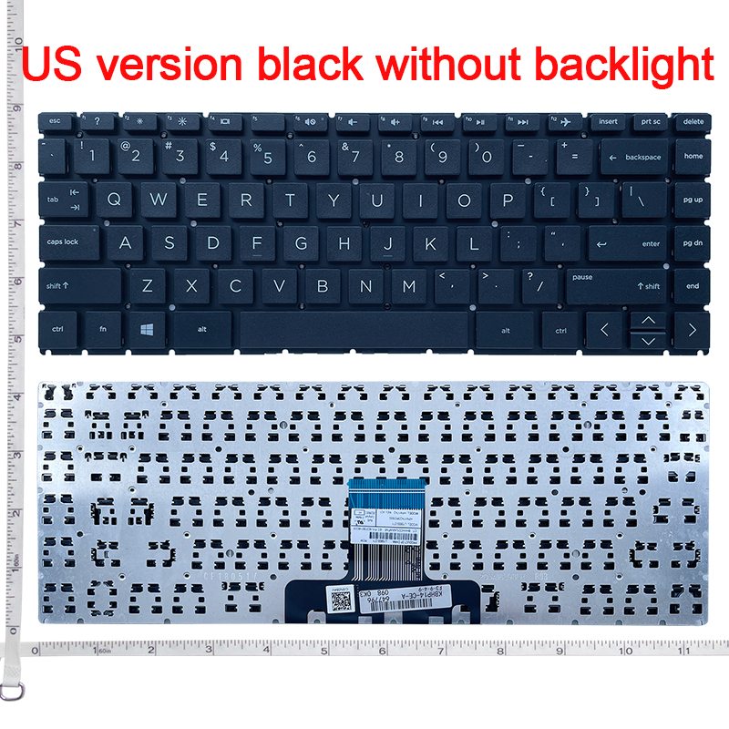 US English Laptop Keyboard For HP 14-DA 14-BD 14-CB 14-CC 14-DQ 14-FQ 14-DK 14-DH 14-CE 14-CK 14-CY 14-CF 14-CM 114-DG: WHITE