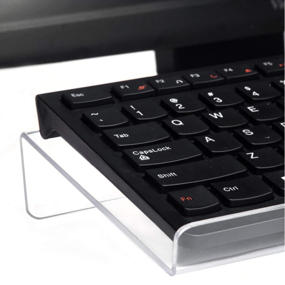 Kontor hjemme computer tastatur vippet ergonomisk holder akryl hæve stativ
