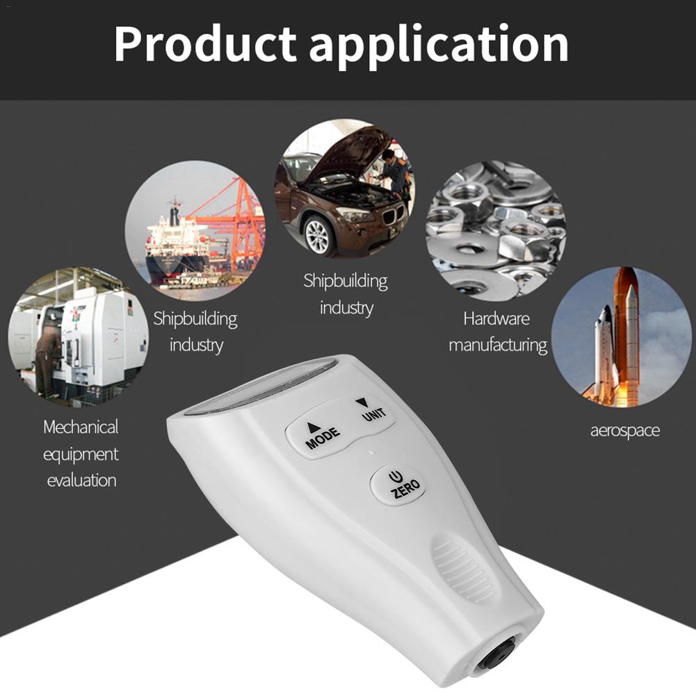 Portable Film Paint Tester Coating Measurement Digital Thickness Gauge (Iron/Aluminum Dual Purpose)