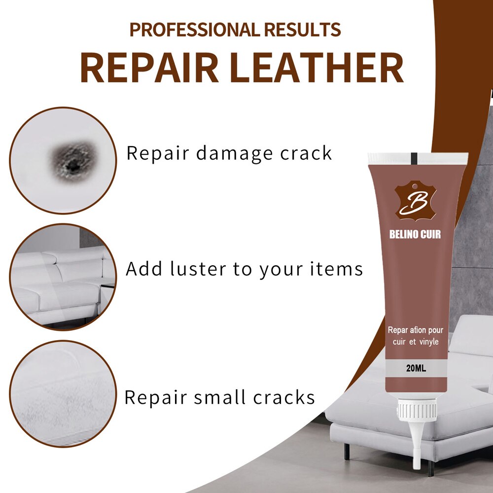 Leder Reparatur Mittel Einfach Anweisungen Perfekte Farbe Passenden Leder Reparatur Farbe Mittel Für Möbel Auto Sitze Sofa