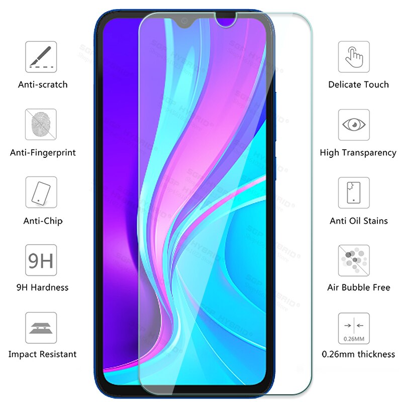 3Pcs Gehard Glas Voor Xiaomi Redmi 9C Nfc Screen Protector Op De Voor Mi Red Mi 9c 9 C c9 Redmi9c Nfc 9Cnfc Veilig Glas 6.53&quot;