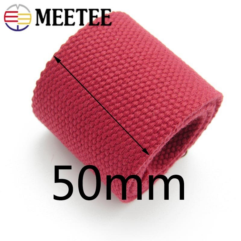 3Meter 50mm Dicke 2mm Leinwand Polyester Baumwolle Gurtband Etikett Band Taschen Rucksack Gurtband Voreingenommenheit Bindung Band DIY NäHenne Handwerk