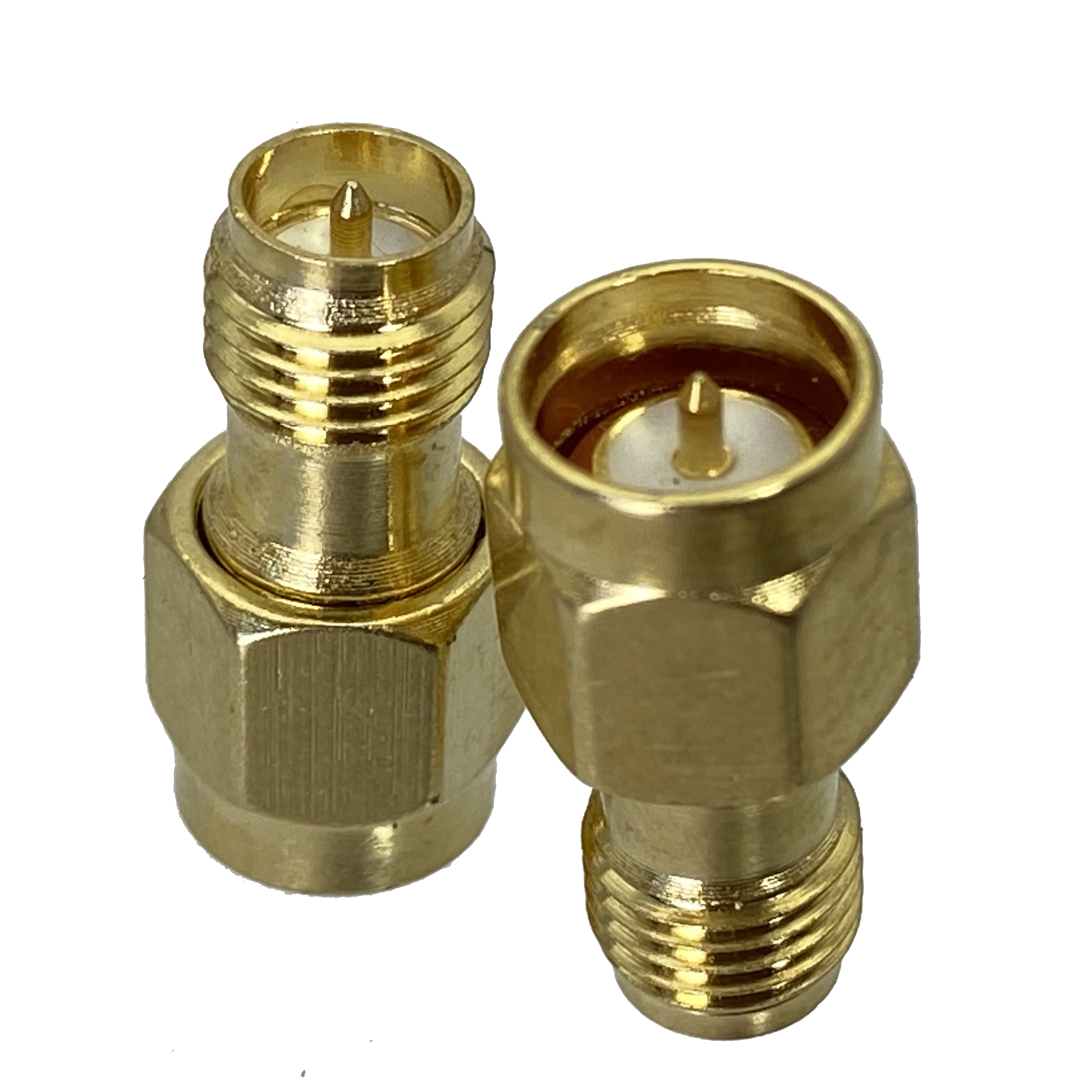 Sma rp sma adapter, sma hane hona rp-sma hane hona antennkontakt, sma kopplare rak 90 graders rf koaxialadapter 50 ohm: Elfenben